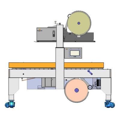 KN-353 Semi Automated Water-activated Gummed Tape Case Sealer