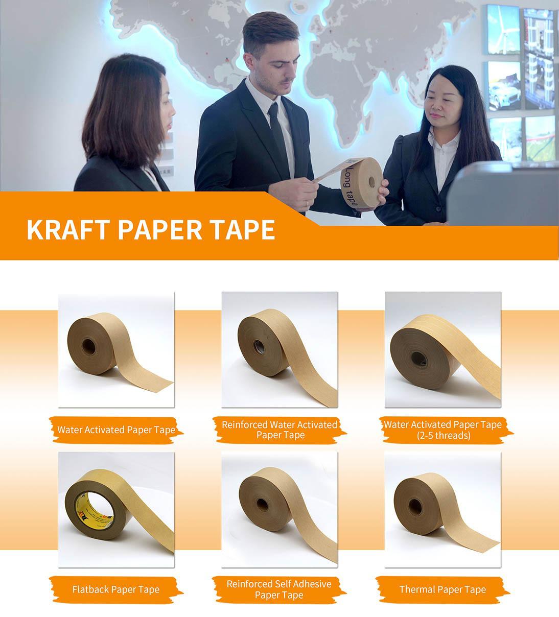 30M Biodegradable Eco Friendly Kraft Paper Tape Brown Wet Water Activated  Reinforced Gummed Adhesive Tape for Painting Fixed - AliExpress