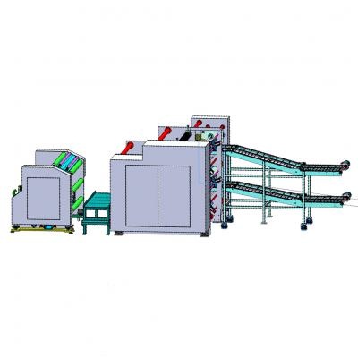 Fully automatic production,automatic loading and unloading of paper cores