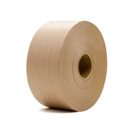 JLN-8140R Natural Recycled Reinforced Water Activated Kraft Paper Tape