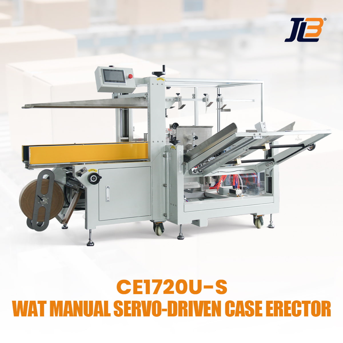 Improve packaging efficiency with the CE1720U-SI Robotic Case Erector
