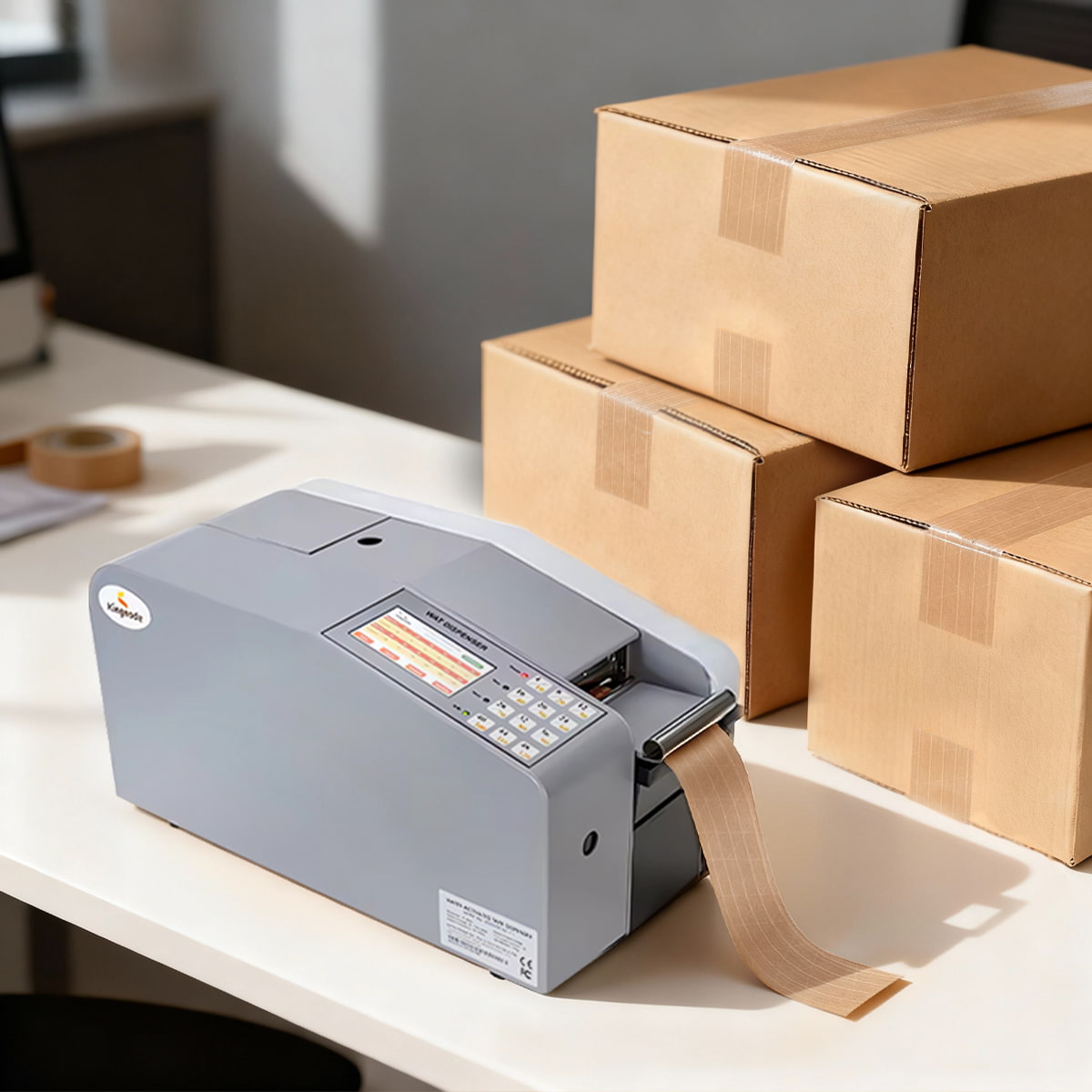 JL3 KN-366 Water-Activated Tape Dispenser – Supporting Your Environmental Protection Efforts