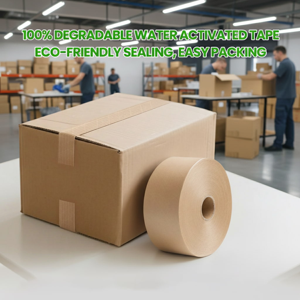 Water-Activated Paper Tape: Secure Sealing with a Smaller Footprint