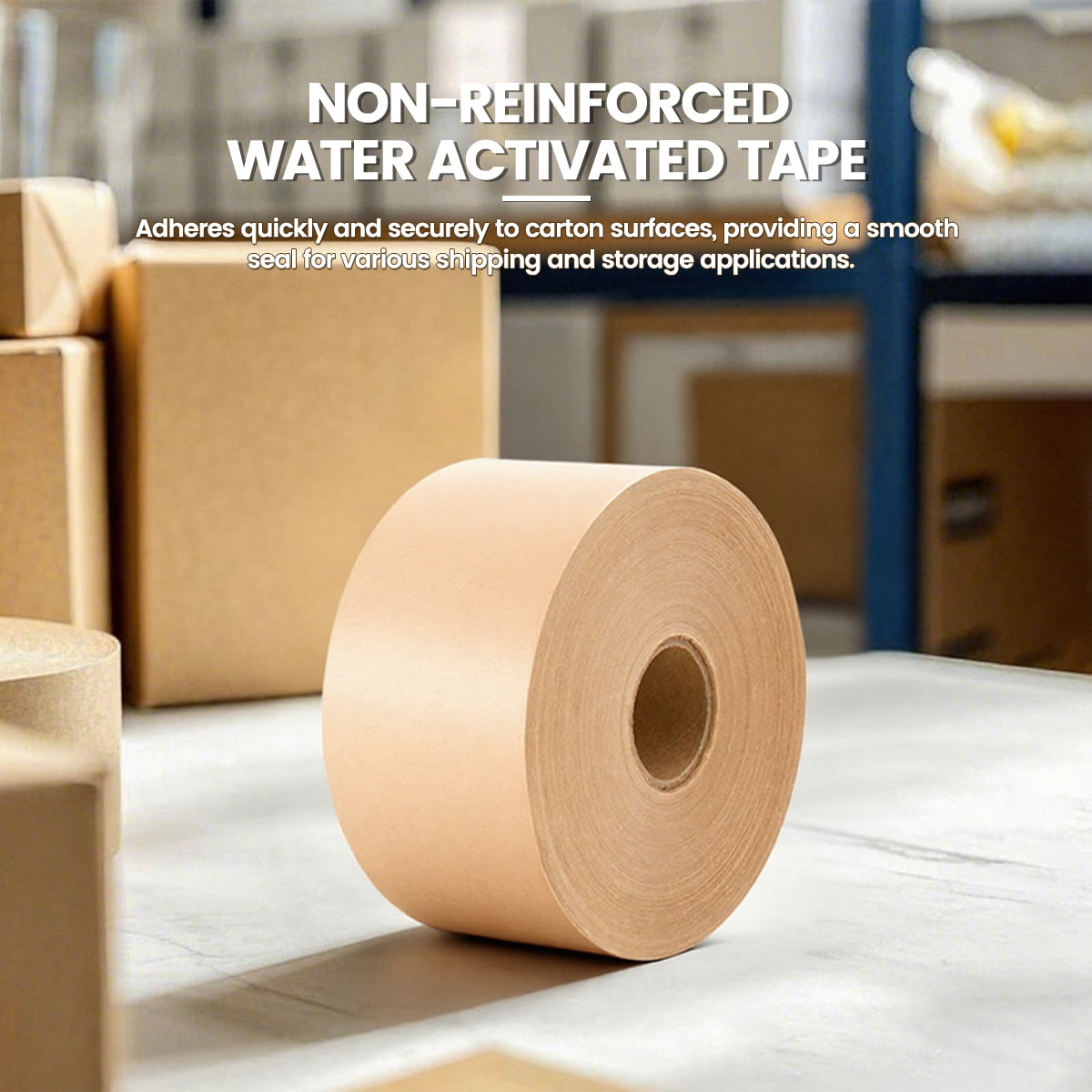 Water-Activated Non-Reinforced Kraft Paper Tape: A 