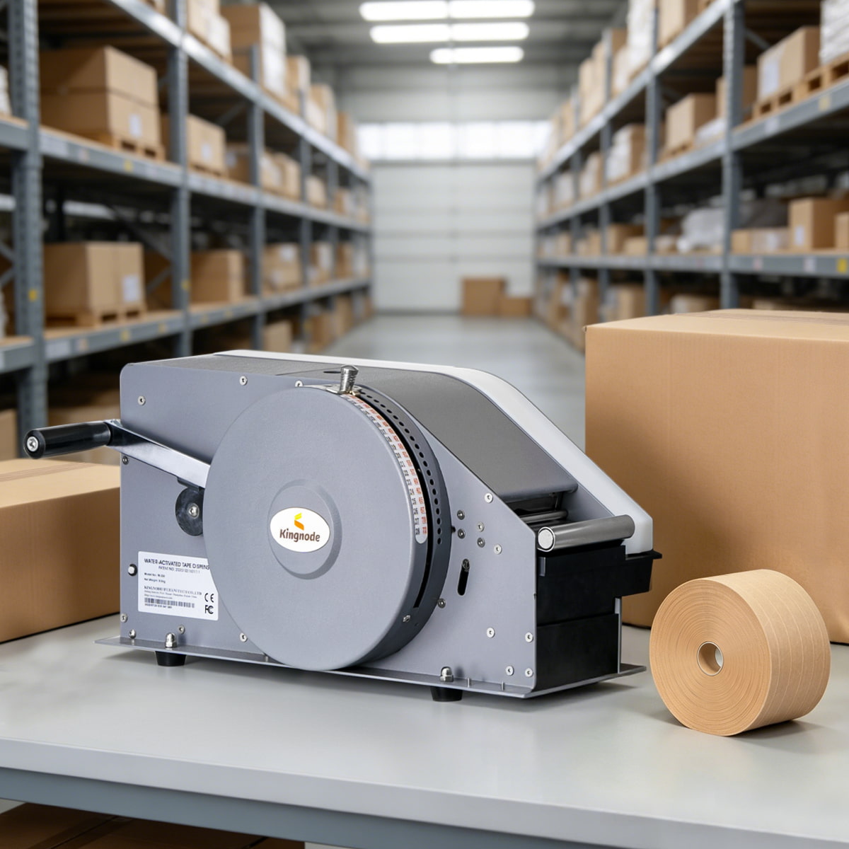 KN-266 Manual Water Activated Tape Dispenser: Mechanical Reliability for Paper-Based Sealing