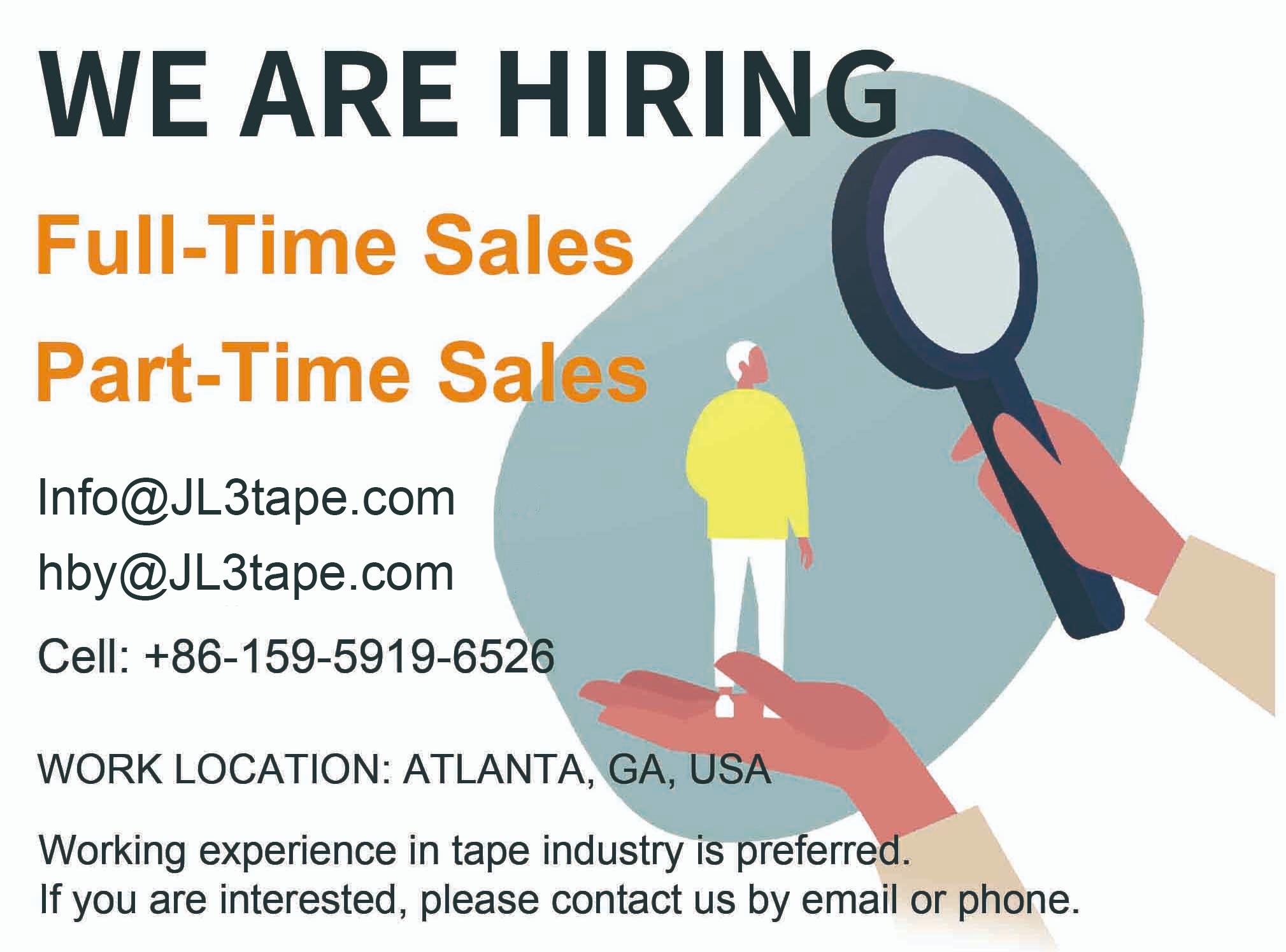 We Are Hiring Sales in GA, USA