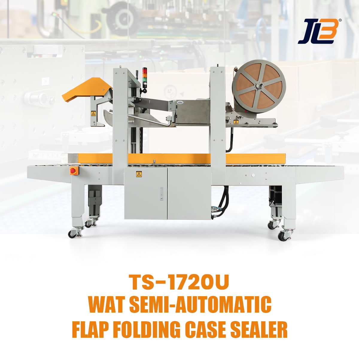Improve packaging efficiency with the TS-1720U water-activated tape sealing machine.